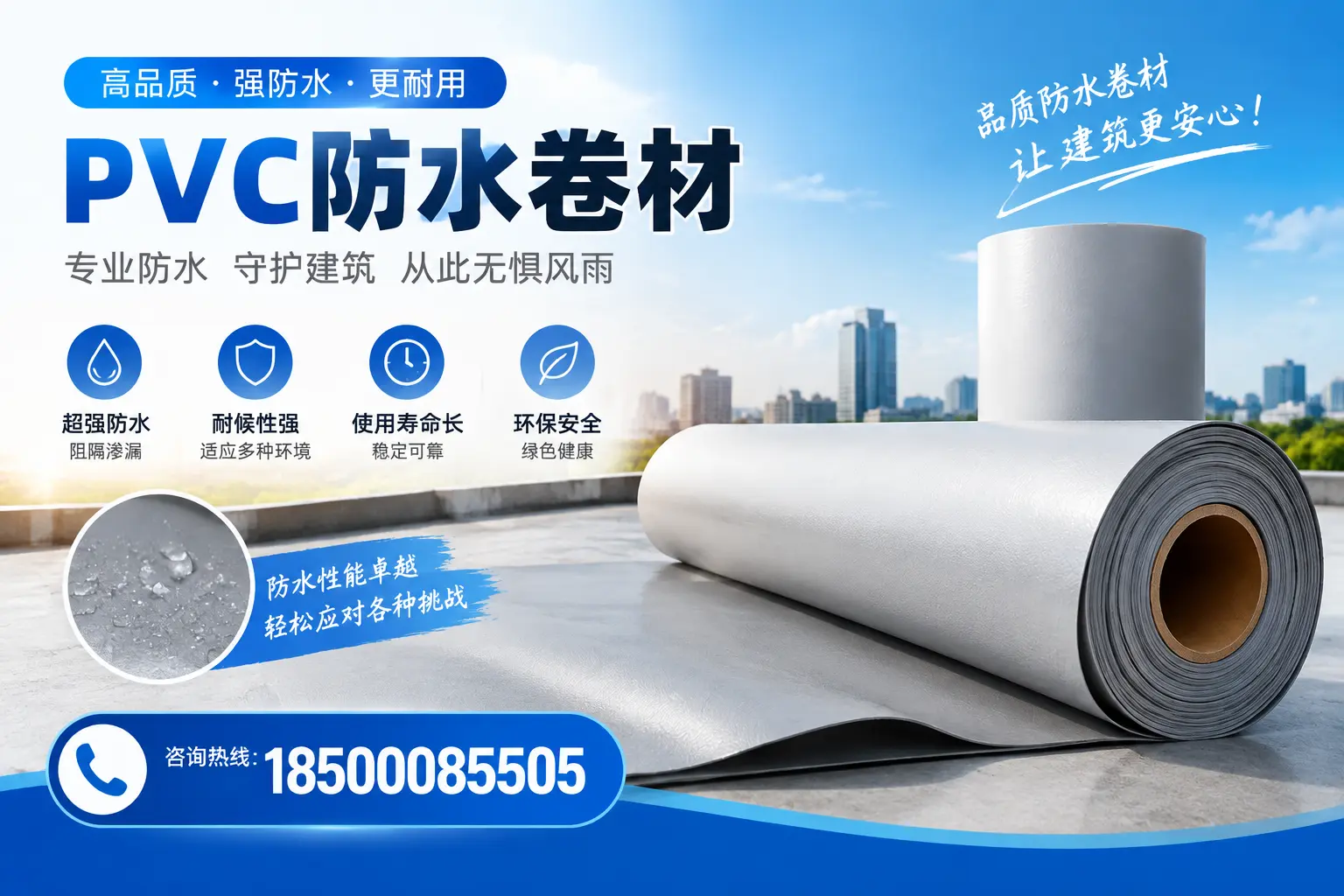 如何选择高质量的PVC防水卷材？河源消费者必看指南